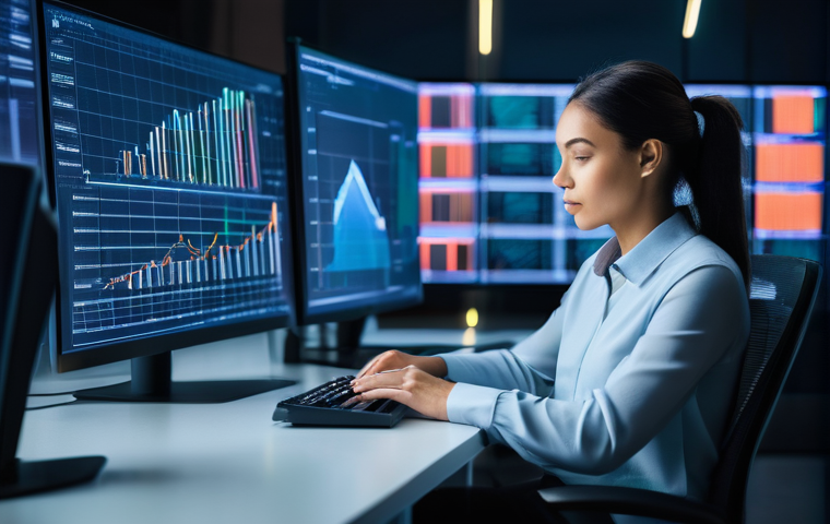 사용자 세그먼트 발굴을 위한 설문 설계 - **Prompt:** A diverse group of four business professionals, two men and two women, aged mid-22 to ea...