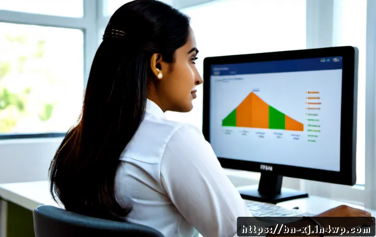 Home 17 세그먼트 분석에서의 데이터베이스 활용법 - Photorealistic business analytics workspace, a Bengali data analyst in modest professional attire re...