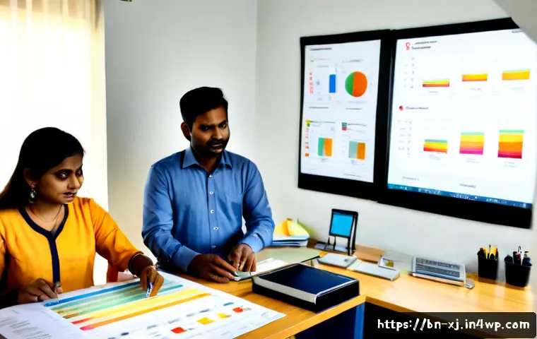 세그먼트 분석을 통한 시장 기회 포착하기 - Photorealistic business strategy scene, diverse Bengali market research team examining distinct cust...